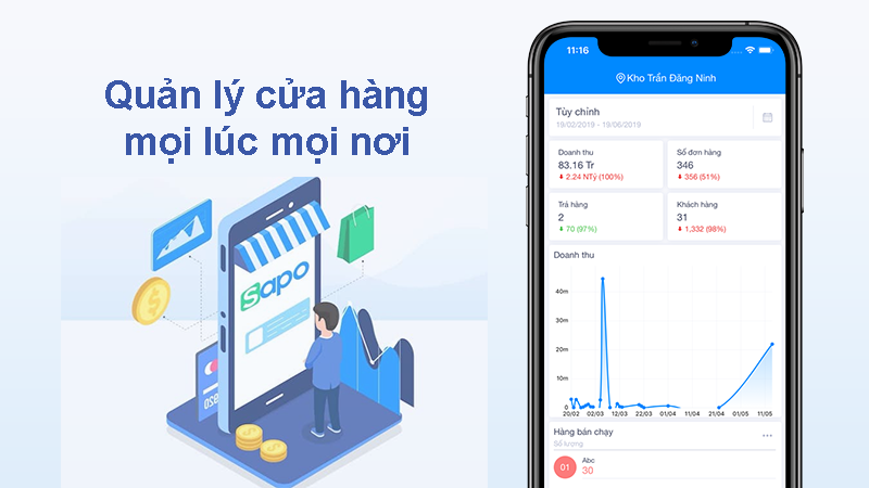 Phần mềm quản lý bán hàng Sapo POS