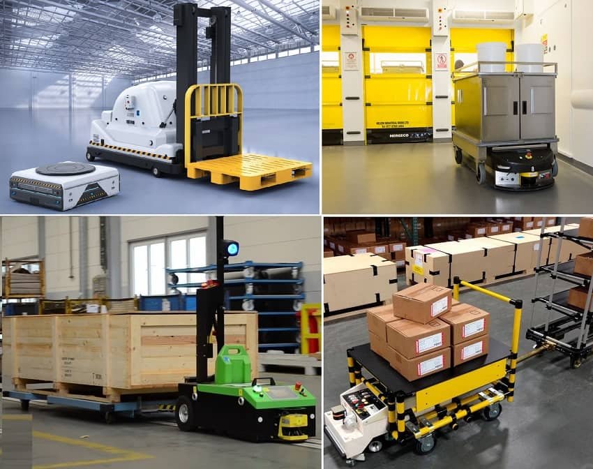 Các loại xe tự hành AGV.