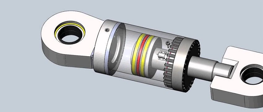 Cấu tạo của xi lanh thủy lực