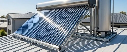 Cấu tạo bền bỉ của hệ thống máy nước nóng năng lượng mặt trời