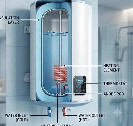 Đặc điểm cấu tạo và ứng dụng của máy nước nóng gián tiếp