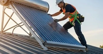 Kỹ thuật lắp đặt máy nước nóng năng lượng mặt trời chuyên nghiệp