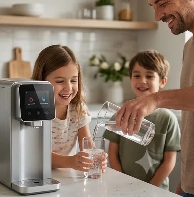 Máy lọc nước nóng lạnh mang lại lợi ích sức khỏe và sự tiện lợi tuyệt vời.