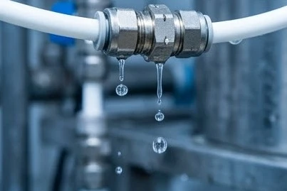 Lỗi lắp đặt máy lọc nước không đúng kỹ thuật gây rò rỉ