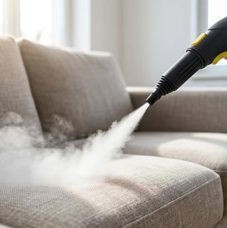 Máy giặt ghế sofa bằng hơi nước nóng làm sạch sâu bề mặt vải sofa tại nhà
