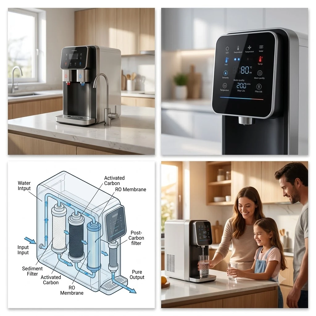 Máy lọc nước nóng lạnh mang đến sự tiện nghi cho gia đình hiện đại