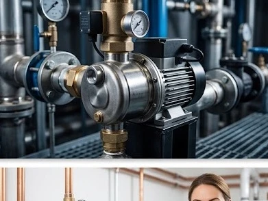 Cấu tạo chuyên biệt của máy bơm tăng áp nước nóng trong hệ thống công nghiệp