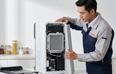 Quy trình kỹ thuật bảo dưỡng và vệ sinh cây nước nóng lạnh chuyên nghiệp