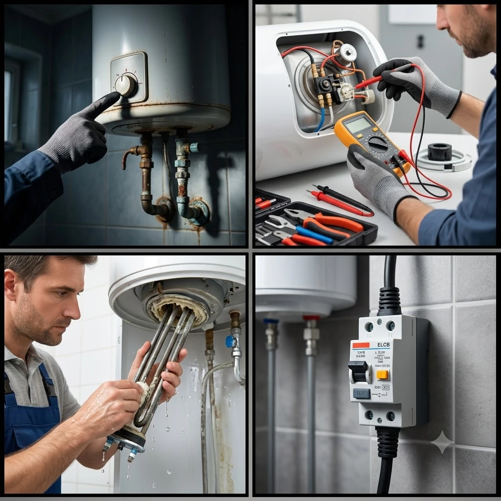 Các dấu hiệu lỗi phổ biến trên máy tắm nóng lạnh tại nhà