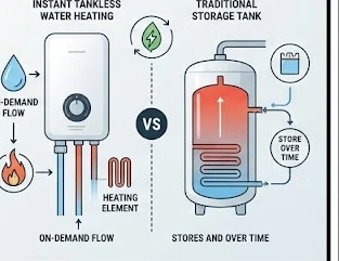 Hiệu quả tiết kiệm điện năng của máy nước nóng trực tiếp