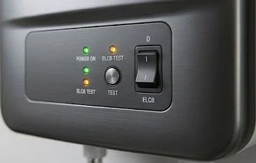 Thiết bị bảo vệ an toàn ELCB trên máy nước nóng trực tiếp