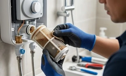 Hướng dẫn vệ sinh đầu lọc máy nước nóng trực tiếp giúp tăng độ bền