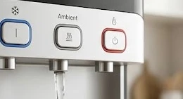Hệ thống ba vòi lấy nước tiện lợi trên cây nước nóng lạnh cao cấp